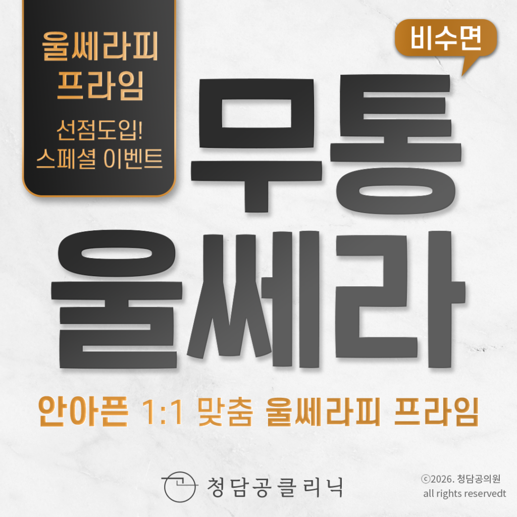 정방 무통 울쎄라 1
